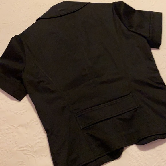 TABLE EIGHT Black Short Sleeved Blazer - Picture 5 of 9